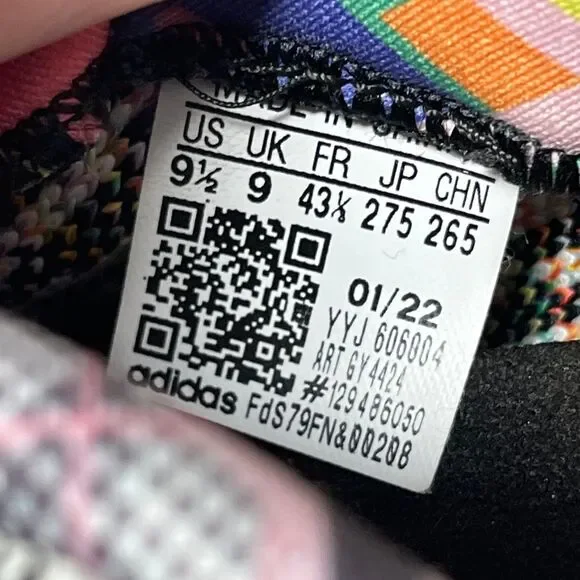 Adidas Ultraboost 5.0 DNA Kris Andrew Love Unites Pride Shoes Mens 9.5 GY4424 - Picture 8 of 8